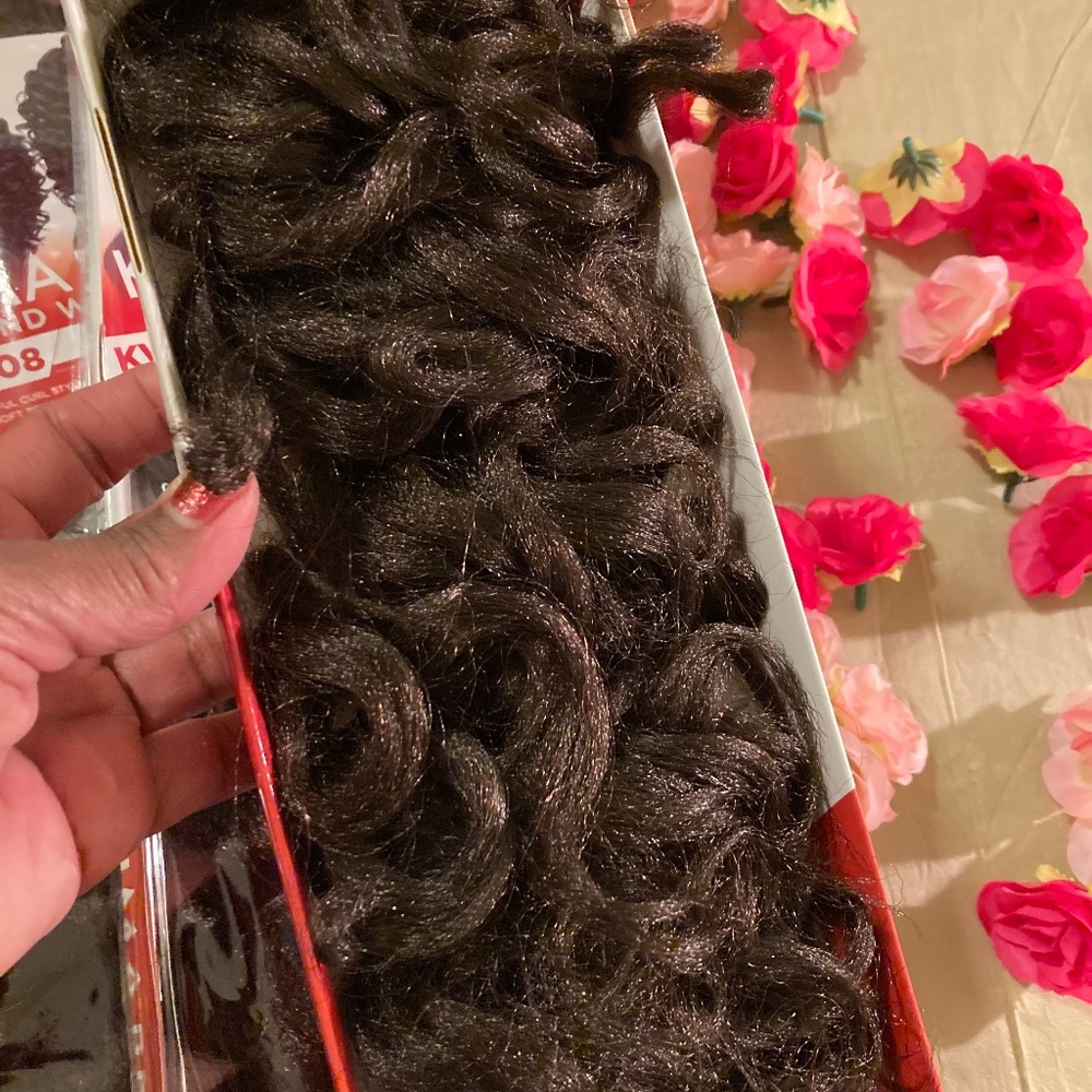 Harlem 125 Kima Braid Wind Wave 08" (KWW08) Color 4 Dark Brown - Picture 6 of 16